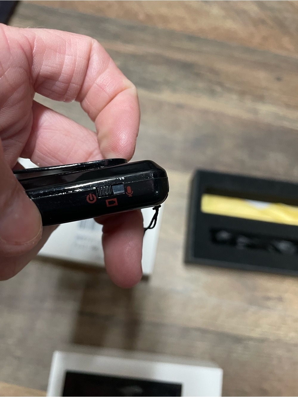 Black Handheld Mini Camera Recorder - Picture 4 of 4